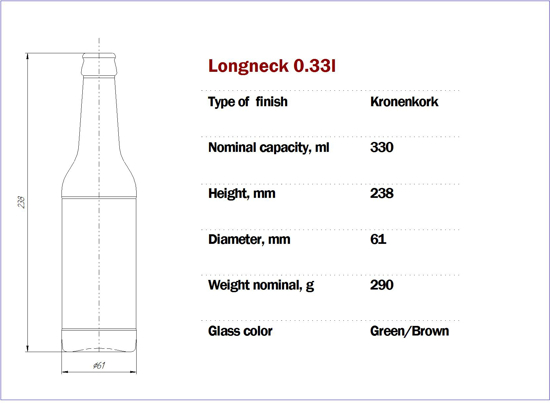 Immagine di Longneck 330 ml Super Leggera