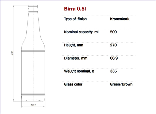 Immagine di Birra 500 ml Leggera