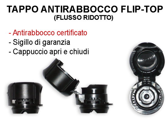 Immagine di Tappo Antirabbocco Flip-Top (Flusso ridotto)